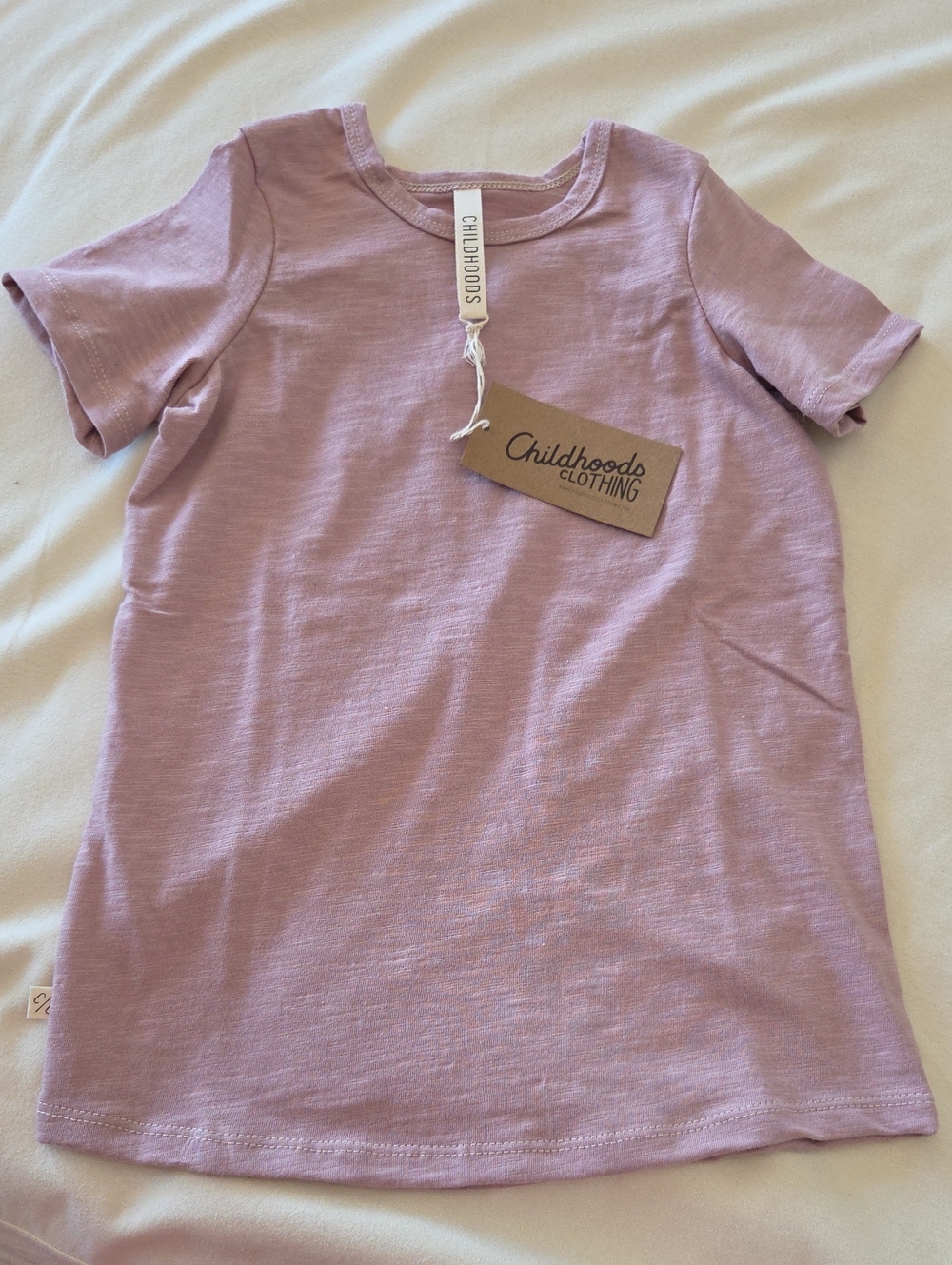 NWT Childhoods Basic Tee in Woodrose Pink 10/11